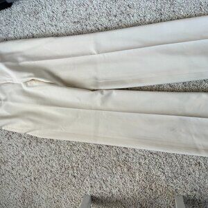 Dana Buckman Cream wool slacks Size 0